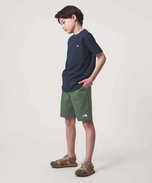 ノースフェイス パンツ 「THE NORTH FACE」コットン イージーショート / キッズ  130cm-160cm キッズ 子供服 男の子の画像