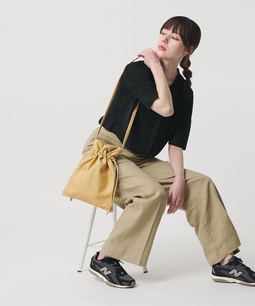 Folna ショルダーバッグ バッグ 「別注」「Folna」レザー ドロスト