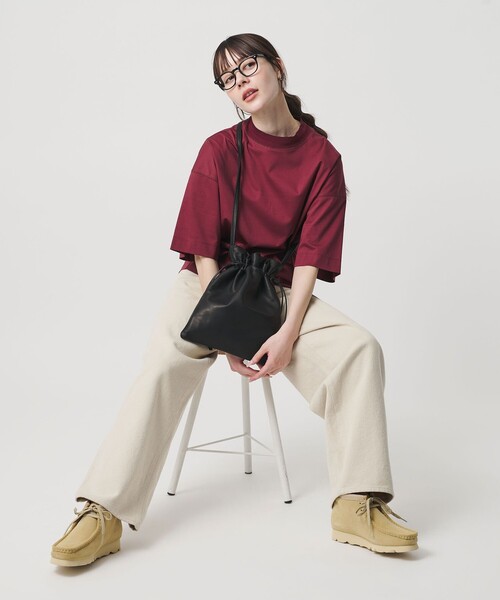 Folna ショルダーバッグ バッグ 「別注」「Folna」レザー ドロスト 