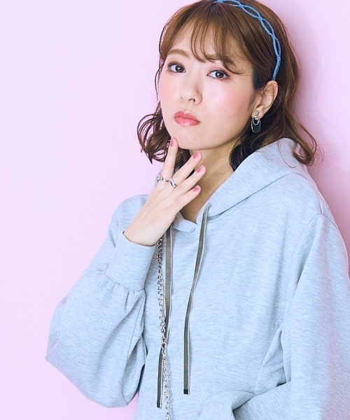 「marun」 「SMILELAND」長袖ワンピース LL ピンク レディース_画像2