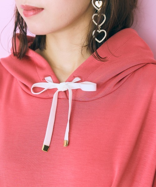 「marun」 「SMILELAND」長袖ワンピース LL ピンク レディース_画像8
