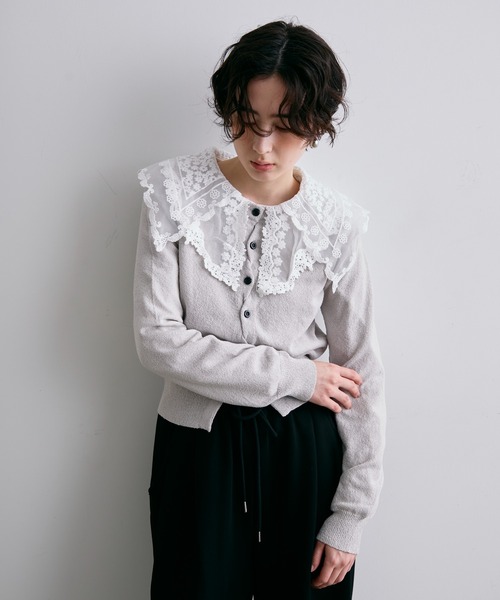 新品タグ付き　HER. ／ エンブロイダリーカラーブラウス エンブロイダリーカラーブラウス | Blouse | HER. Online Store