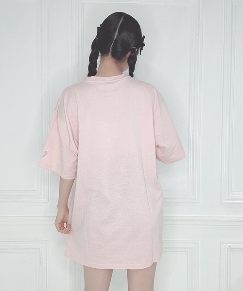 「Honey Cinnamon」 半袖Tシャツ FREE ブラック レディース_画像4
