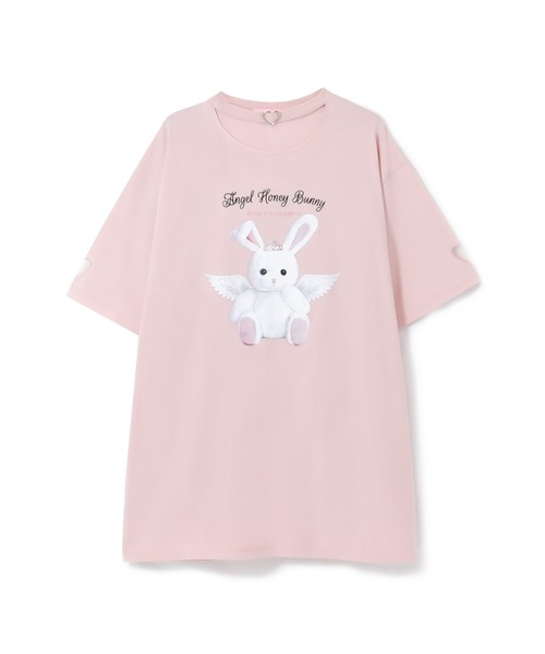 「Honey Cinnamon」 半袖Tシャツ FREE ブラック レディース_画像5