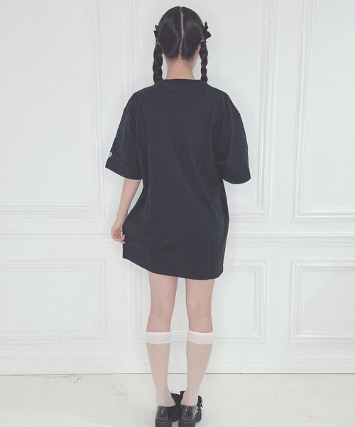 「Honey Cinnamon」 半袖Tシャツ FREE ブラック レディース_画像8