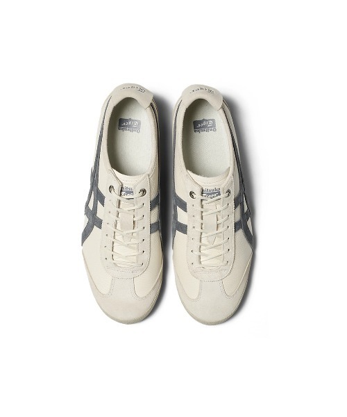 「Onitsuka Tiger」 ローカットスニーカー 23 クリーム レディースの画像