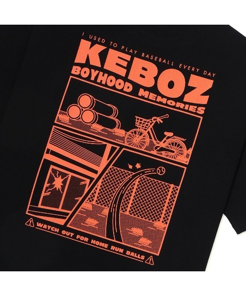 「KEBOZ」 半袖Tシャツ M サックスブルー メンズ_画像5