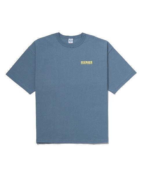 「KEBOZ」 半袖Tシャツ M サックスブルー メンズ_画像6
