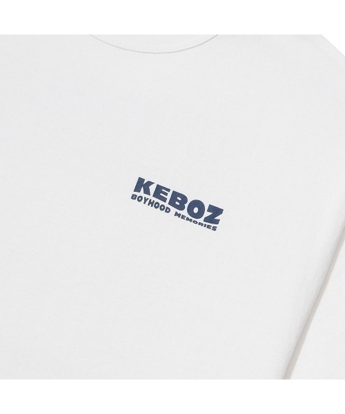 「KEBOZ」 半袖Tシャツ M サックスブルー メンズ_画像8