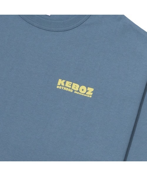 「KEBOZ」 半袖Tシャツ M サックスブルー メンズ_画像9