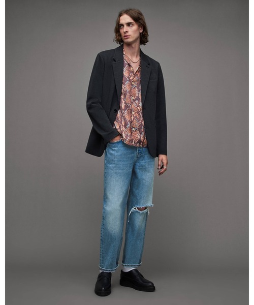 「ALLSAINTS」 デニムパンツ 30 ライトインディゴブルー メンズの画像