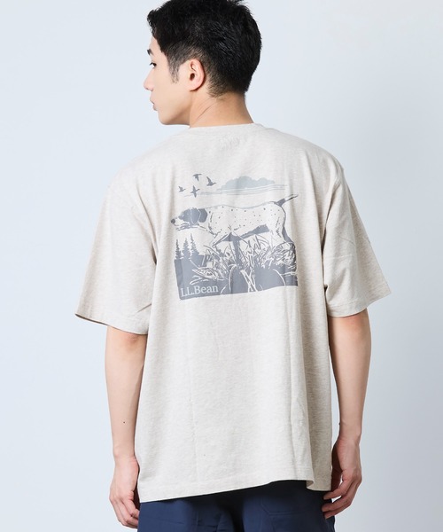 L.L.Bean（エルエルビーン） tシャツ ボクシー・ティ、ポケット付き