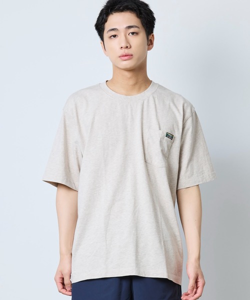 L.L.Bean（エルエルビーン） tシャツ ボクシー・ティ、ポケット付き