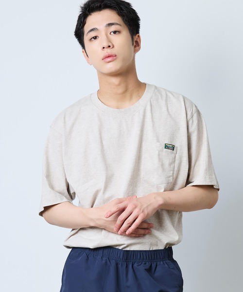 L.L.Bean（エルエルビーン） tシャツ ボクシー・ティ、ポケット付き