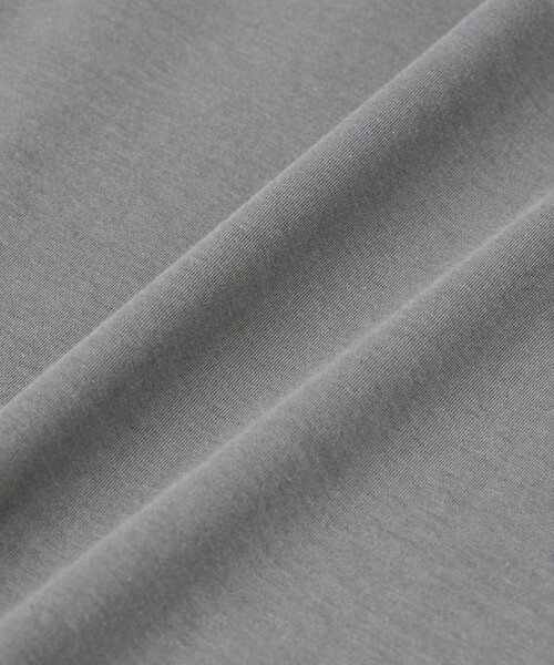 tシャツ ALBINI CASHMERE×SEA ISLAND COTTON HENRY TEE　｜最高級コットン/カシミヤ/春服/夏服 メンズの画像