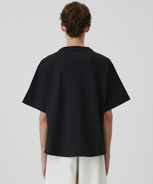 tシャツ ALBINI CASHMERE×SEA ISLAND COTTON HENRY TEE　｜最高級コットン/カシミヤ/春服/夏服 メンズの画像