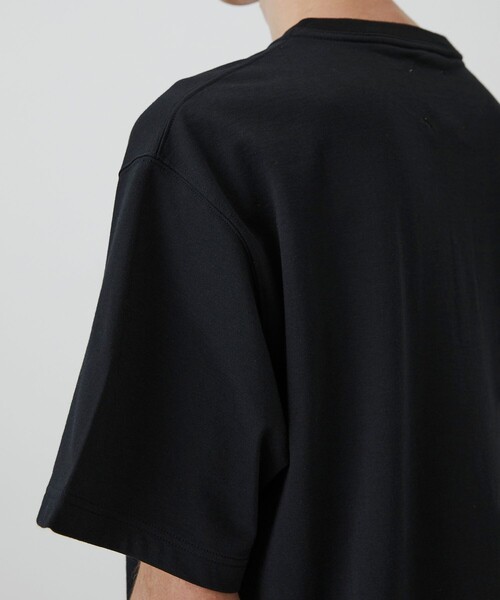 tシャツ ALBINI CASHMERE×SEA ISLAND COTTON HENRY TEE　｜最高級コットン/カシミヤ/春服/夏服 メンズの画像