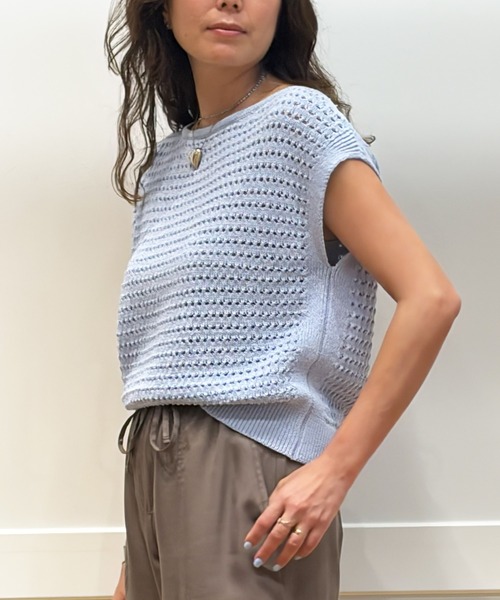 ニット セーター BANANA REPUBLIC FACTORY STORE　　オープンステッチ ドルマンスリーブ セーター レディースの画像