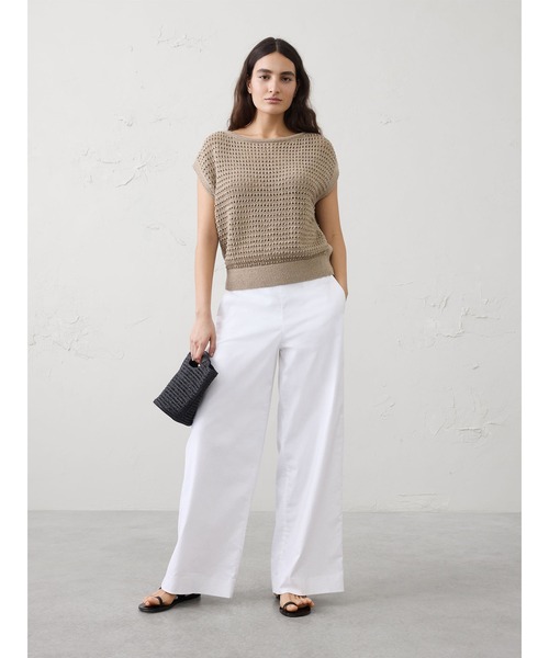 ニット セーター BANANA REPUBLIC FACTORY STORE　　オープンステッチ ドルマンスリーブ セーター レディースの画像