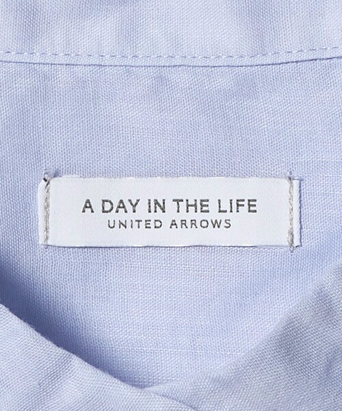 ブラウス シャツ ラミーコットン シアー バンドカラーシャツ 「A DAY IN THE LIFE」 レディースの画像