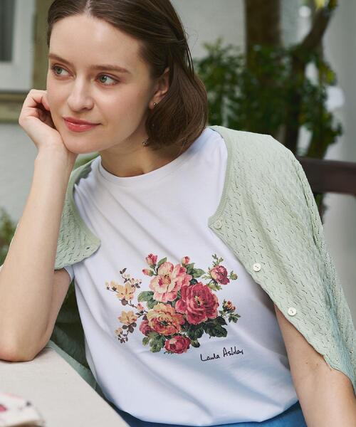 LAURA ASHLEY（ローラアシュレイ） tシャツ 半袖 「ギフトにおすすめ