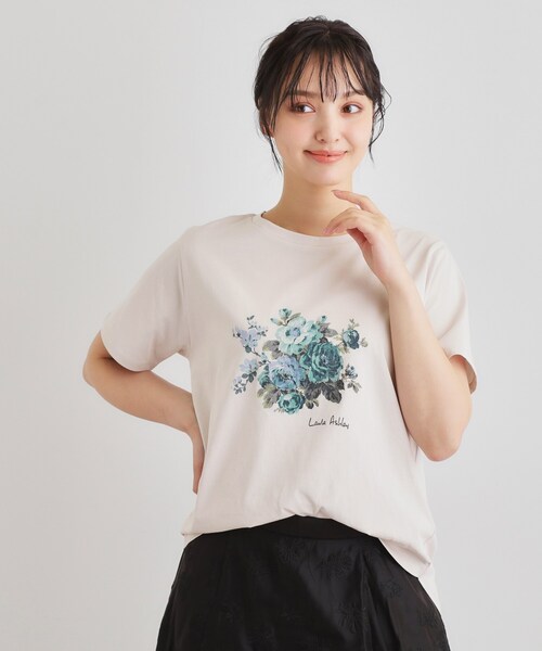 LAURA ASHLEY（ローラアシュレイ） tシャツ 半袖 「ギフトにおすすめ