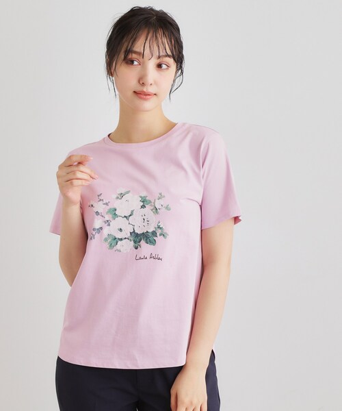 LAURA ASHLEY（ローラアシュレイ） tシャツ 半袖 「ギフトにおすすめ