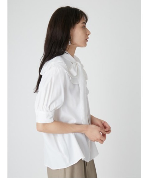 「Mila Owen」 半袖ブラウス 0 ネイビー レディース_画像8