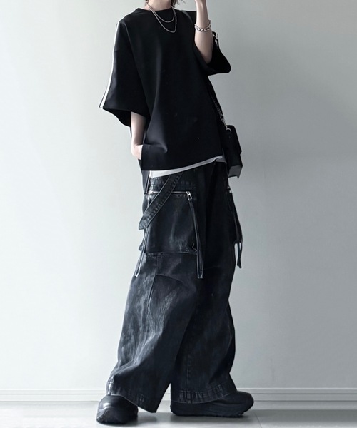 「LILL」 半袖Tシャツ S ホワイト メンズ_画像8