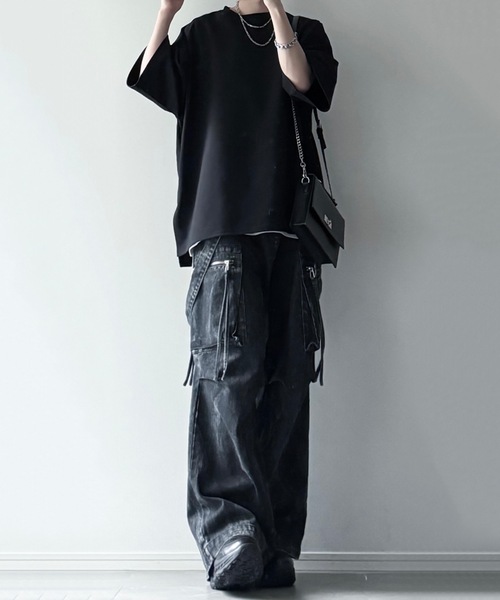 「LILL」 半袖Tシャツ S ホワイト メンズ_画像9