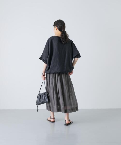 かぐれ ロング スカート シアーレイヤードスカート : ZOZOTOWN Yahoo