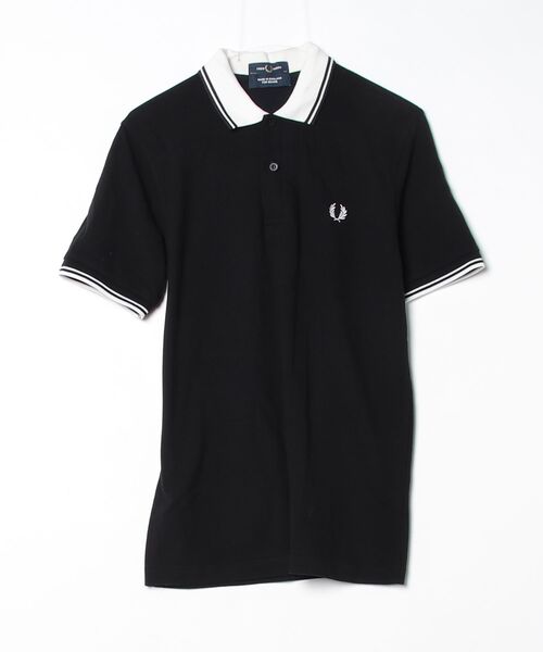 FRED PERRY（フレッドペリー） 半袖ポロシャツ L ブラック メンズ