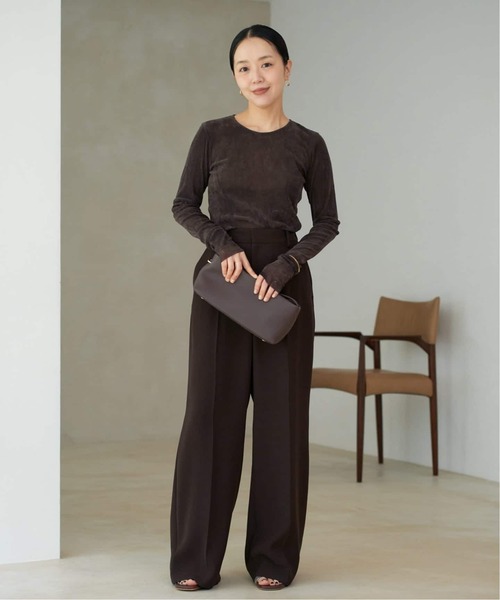 plage（プラージュ） tシャツ 「追加」Flocky Mesh ロンT レディース
