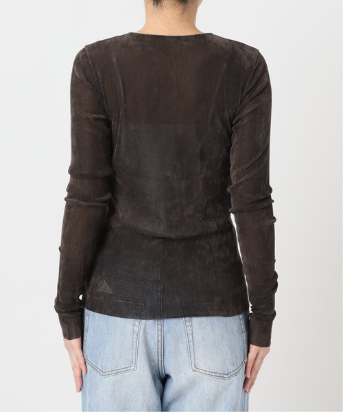 plage（プラージュ） tシャツ 「追加」Flocky Mesh ロンT レディース