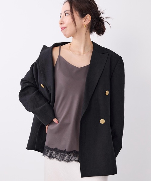 ReAmour キャミソール フラワーレース配色キャミ : ZOZOTOWN Yahoo!店