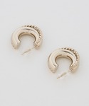 フープ ピアス ボリュームツイストフープピアス...の詳細画像4