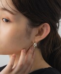 フープ ピアス ボリュームツイストフープピアス...の詳細画像2