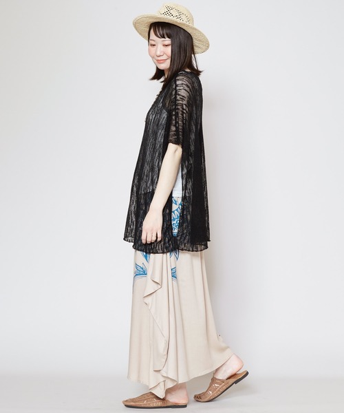 チャイハネ 刺繍 ロングスカート ブラック スザニースカート(BLACK): 『チャイハネ』公式通販