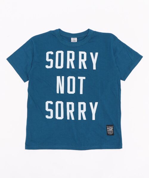 ALPHA LABEL tシャツ COOL FABRIC SORRY T-SHIRT キッズ 子供服