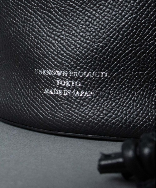 バッグ ハンドバッグ 【 UNKNOWN PRODUCTS / アンノウンプロダクツ 】 GASSAI BAG レザー合切バッグ UNKNOWN BAG PRODUCTS アンノウンプロダクツ GASSAI MALIBU，アートカイブス