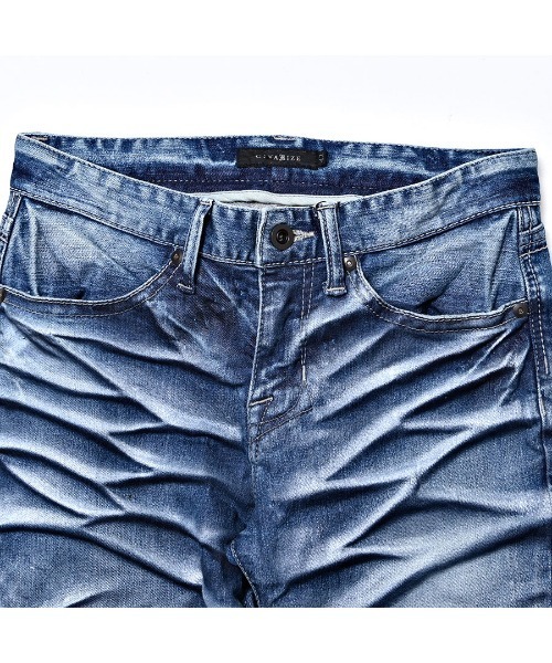 パンツ デニム ジーンズ 『CIVARIZE/シヴァーライズ』ストレッチ入り 公式初売 『CIVARIZE/ストレッチ入りパールバインダー立体加工スキニーデニムパンツ デニム/ジーンズ