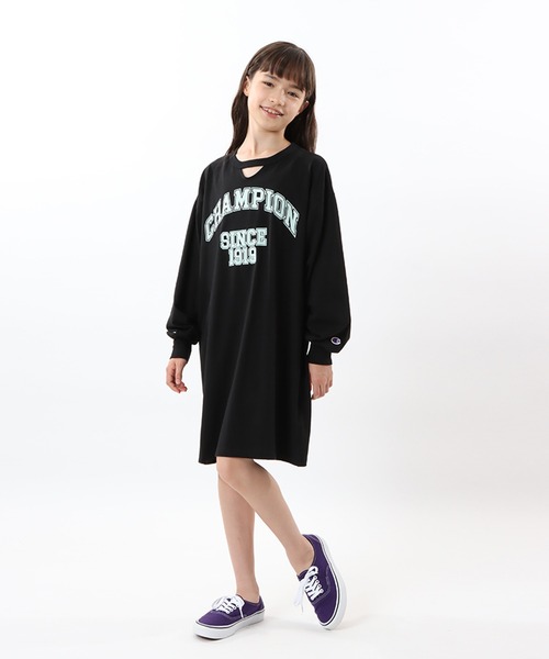 福袋 チャンピオン ワンピース ロング丈 トレーナー 長袖 Champion 110 トップス トレーナー