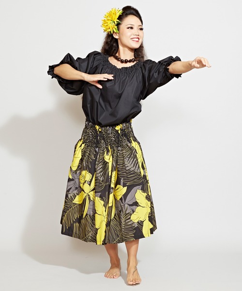 ブラウス シャツ 「Maunaloa」パフ7分袖ブラウス レディース Maunaloa（ファッション） ブラウス シャツ 「Maunaloa」パフ7分