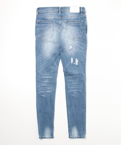 キャバリア CavariA CavariA ダメージ加工ストレッチスキニー