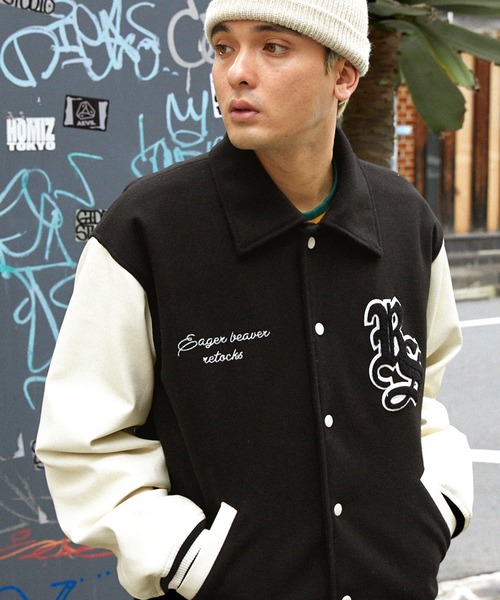 MONO-MART（モノマート） スタジャン 「retock's」サガラワッペン