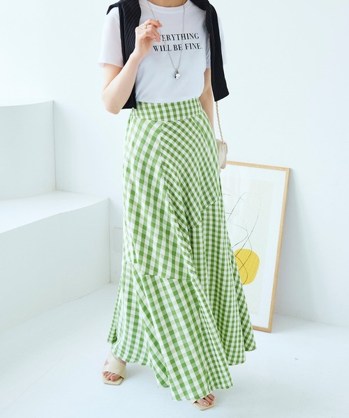 RUIRUE BOUTIQUE（ルイルエブティック） スカート ミックスギンガム