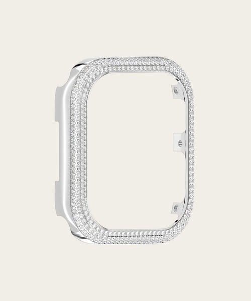 腕時計 「公式」「スワロフスキー」Sparkling ケース， Apple Watch Series 7に対応， 41mm， シルバー系の画像