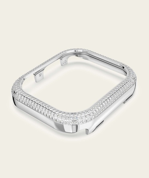 腕時計 「公式」「スワロフスキー」Sparkling ケース， Apple Watch Series 7に対応， 41mm， シルバー系の画像
