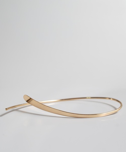 ピアス 18K ピアス フープピアス 金属アレルギー対応「GOUCCIA ゴーチャ」 レディースの画像