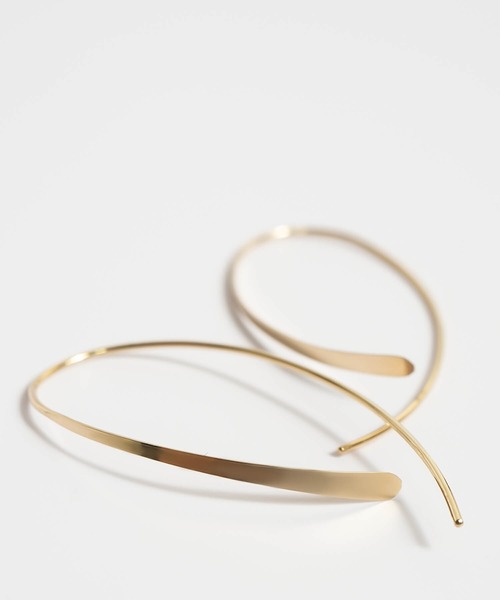 ピアス 18K ピアス フープピアス 金属アレルギー対応「GOUCCIA ゴーチャ」 レディースの画像